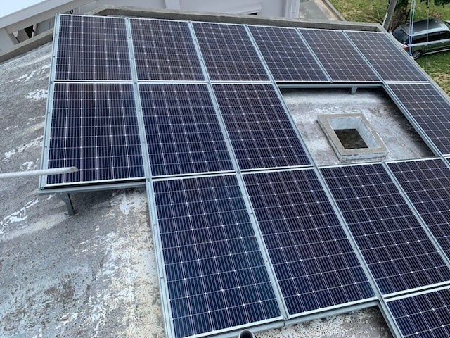 太陽光発電　糸満市施工写真